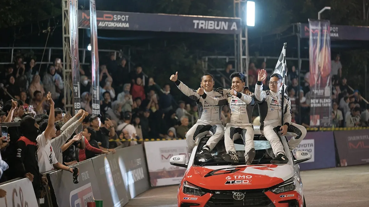 TOYOTA GAZOO Racing Indonesia Sapu Bersih Podium Kelas Paling Bergengsi F di Kejurnas Slalom 2026 Seri ke-1