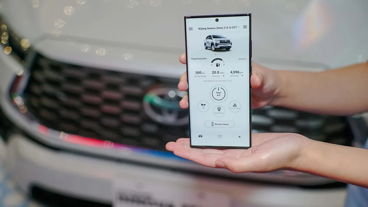 Kijang Innova Zenix Mendapatkan Penyegaran Fitur T Intouch with Toyota Remote, Terhubung Lewat Smartphone
