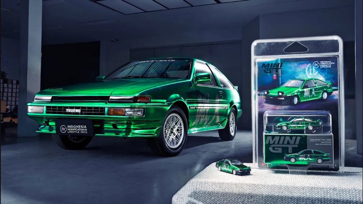 IMX 2026: Debut Casting Toyota Sprinter Trueno AE86 Keiichi Tsuchiya di Booth GAZOO Racing, Satukan Kultur Diecast dan Otomotif