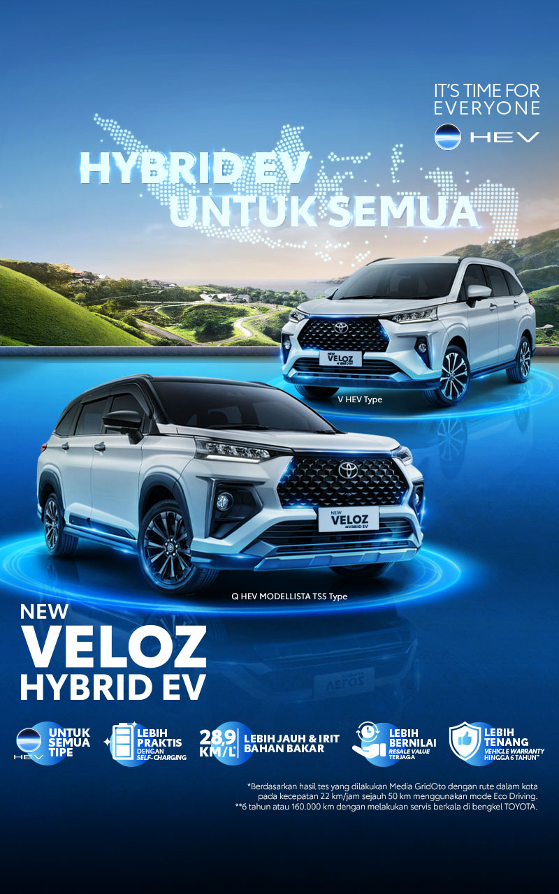 Gambar Toyota New Veloz Hybrid EV: MPV Keluarga yang Makin Efisien untuk Mobilitas Harian