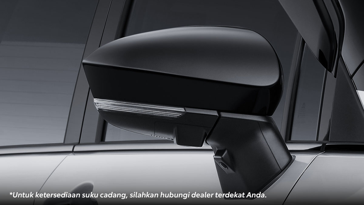 Black & Sporty Outer Mirror Cover