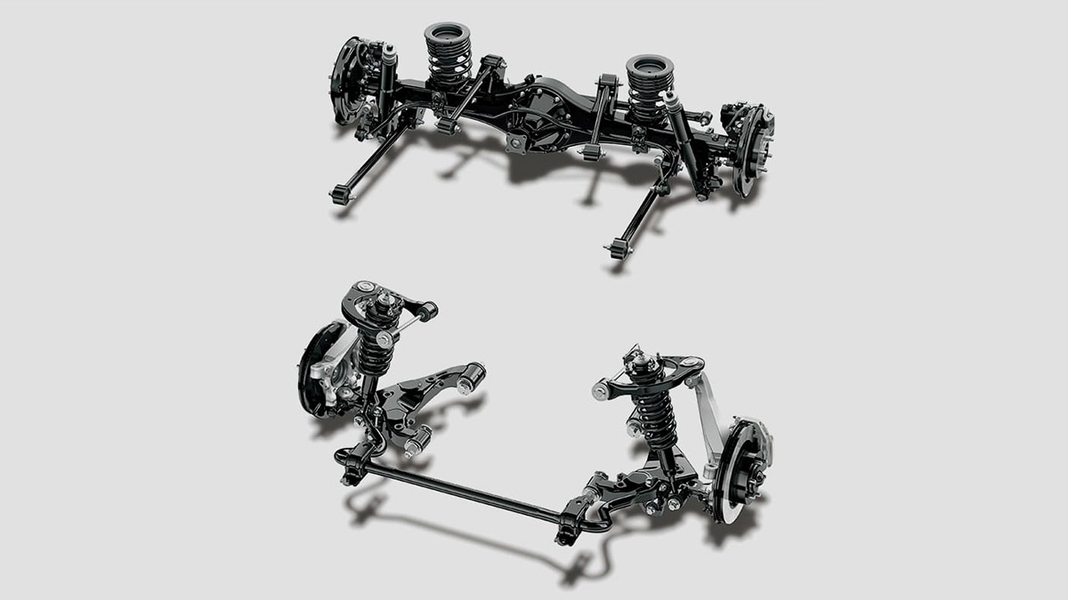 New Developed Front & Rear Suspension