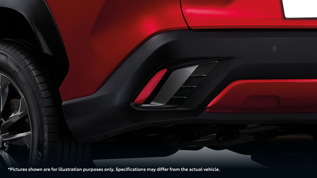 Rear Bumper Garnish (Gray)