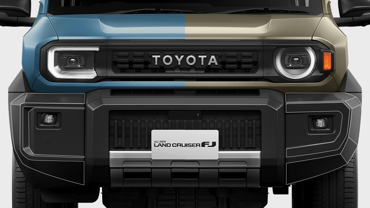 Different Corner Front Bumper Shape