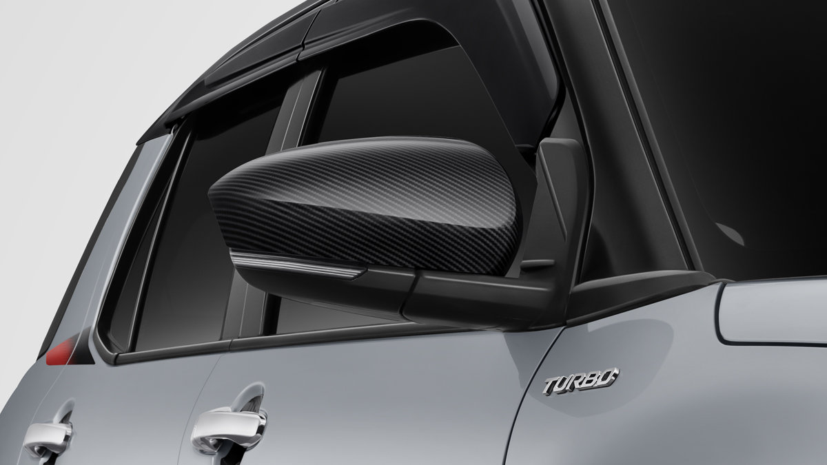 Sporty Outer Mirror Cover (Carbon Looks)