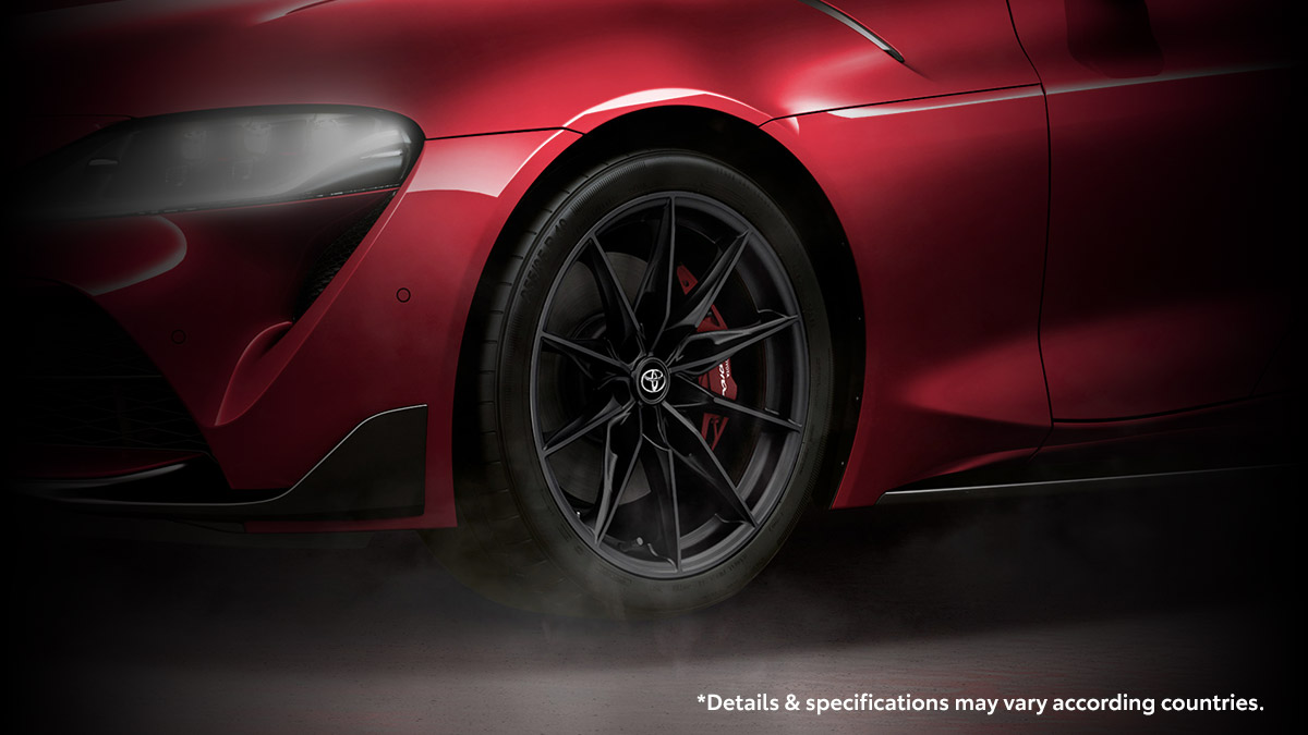 19-Inch Forged Aluminum Wheels with Premium Titanium Dark Silver Shade and Lighter Wheel