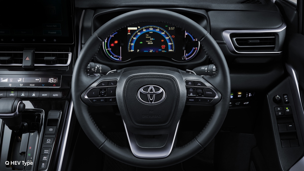 Steering Wheel with Paddle Shift (All Q HEV Type)