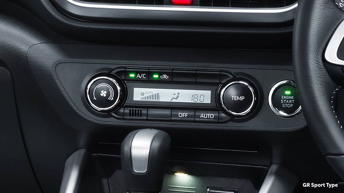 Adaptable Auto A/C (All 1.0T GR Sport Type)