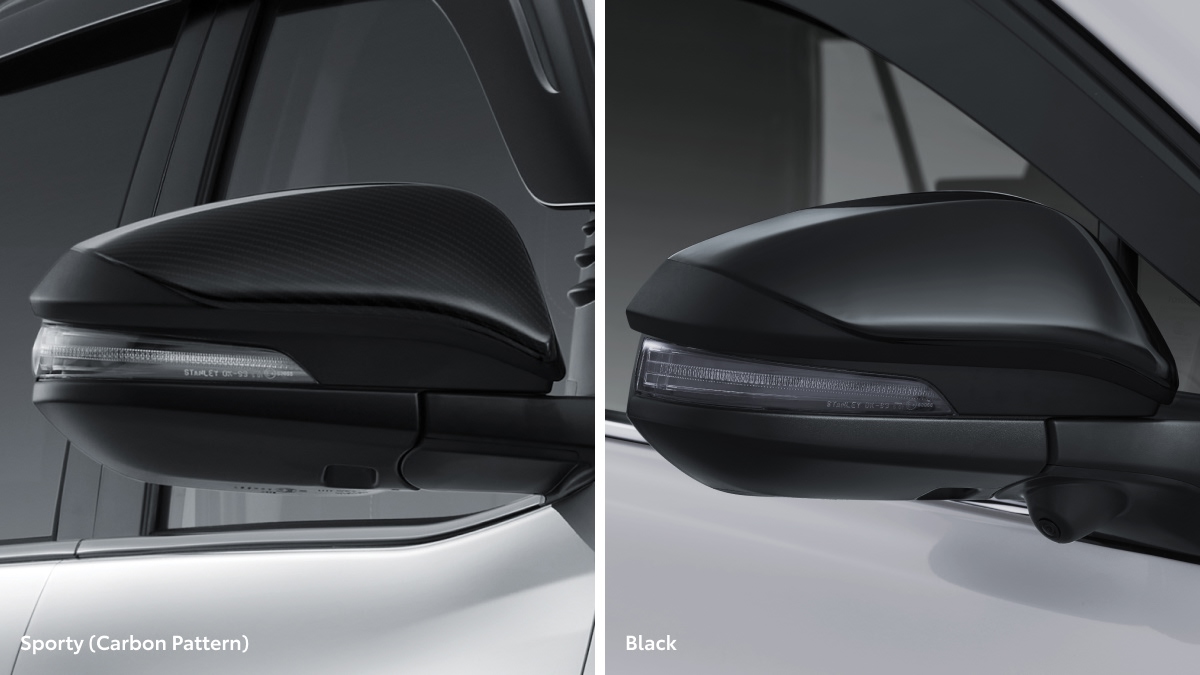 Black Outer Mirror Cover (All Type)