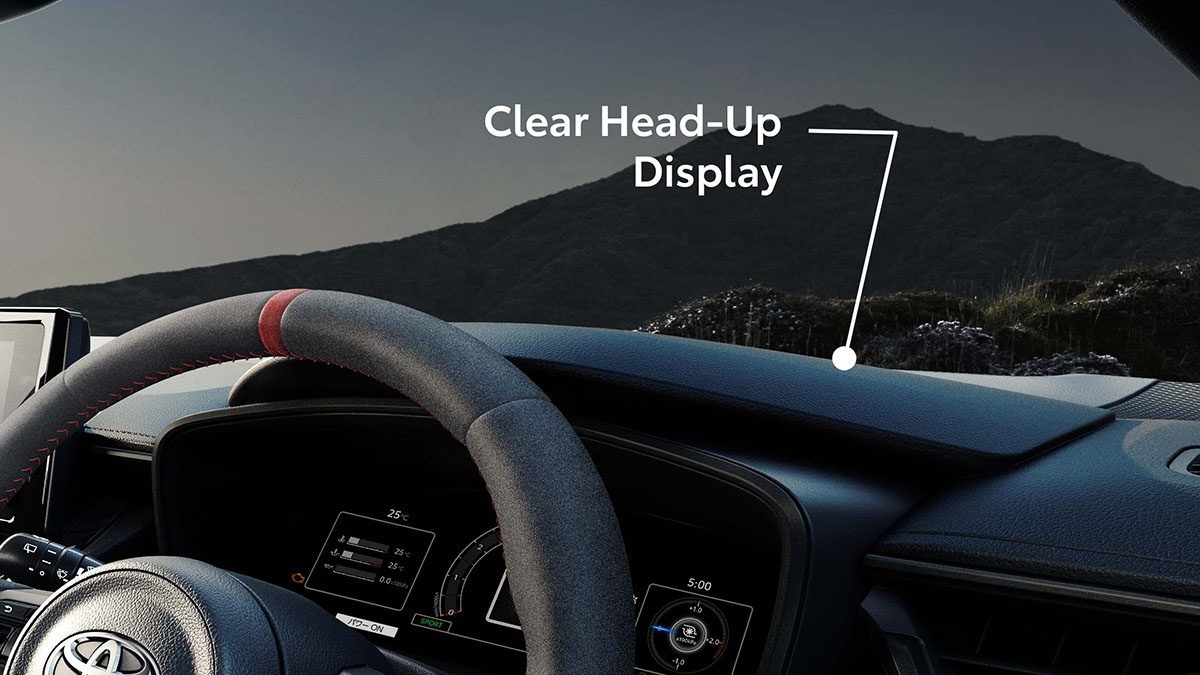 Clear Head-Up Display