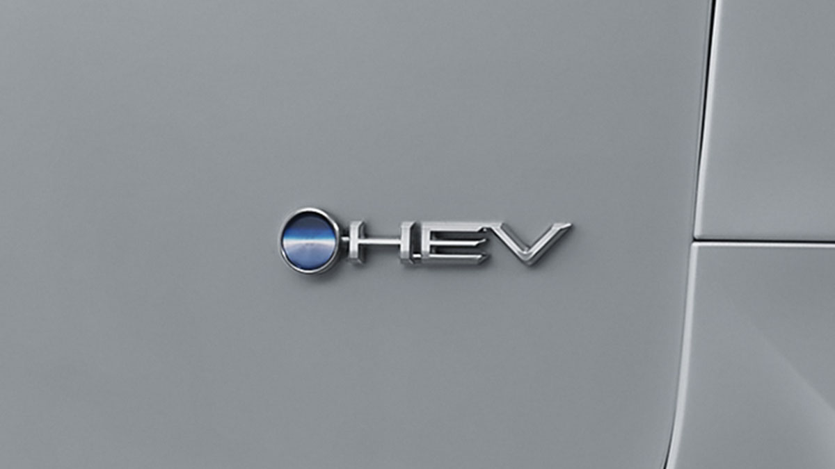 Hybrid EV Emblem