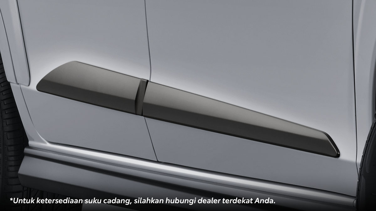 Side Body Molding Gunmetal