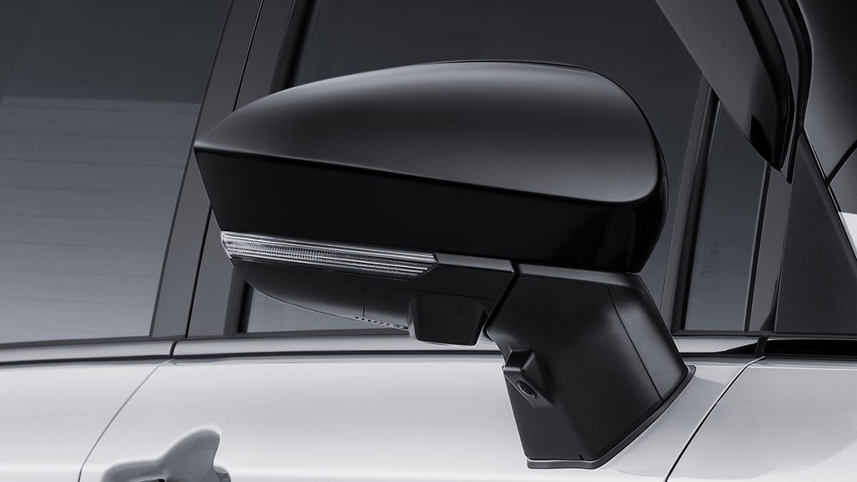 New Black Outer Mirror Cover