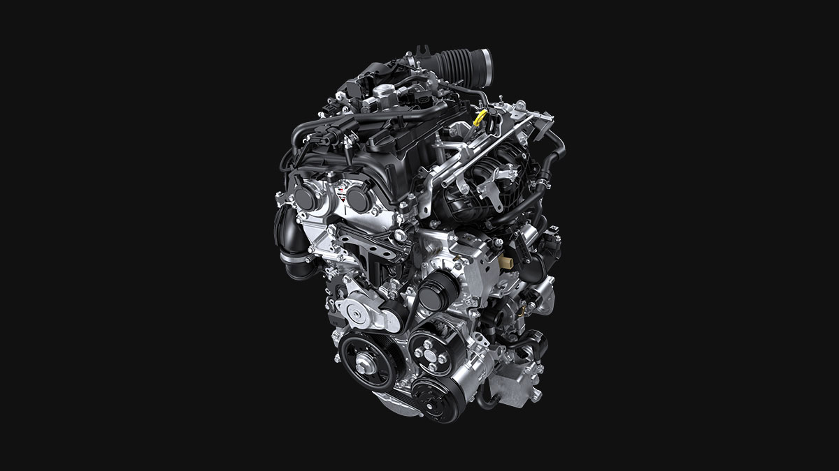 3-Cylinder 1.6L Engine with Turbocharger