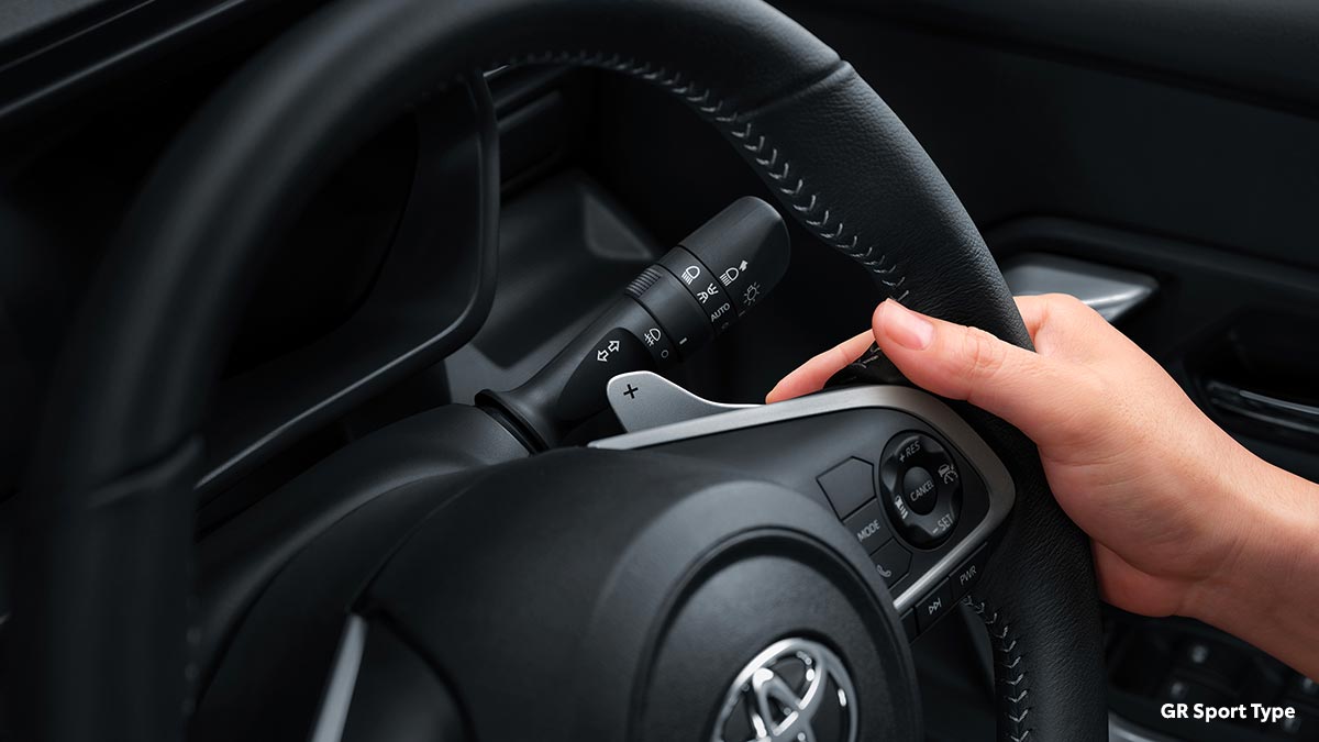 Convenient Paddle Shift (All 1.0T GR Sport Type)