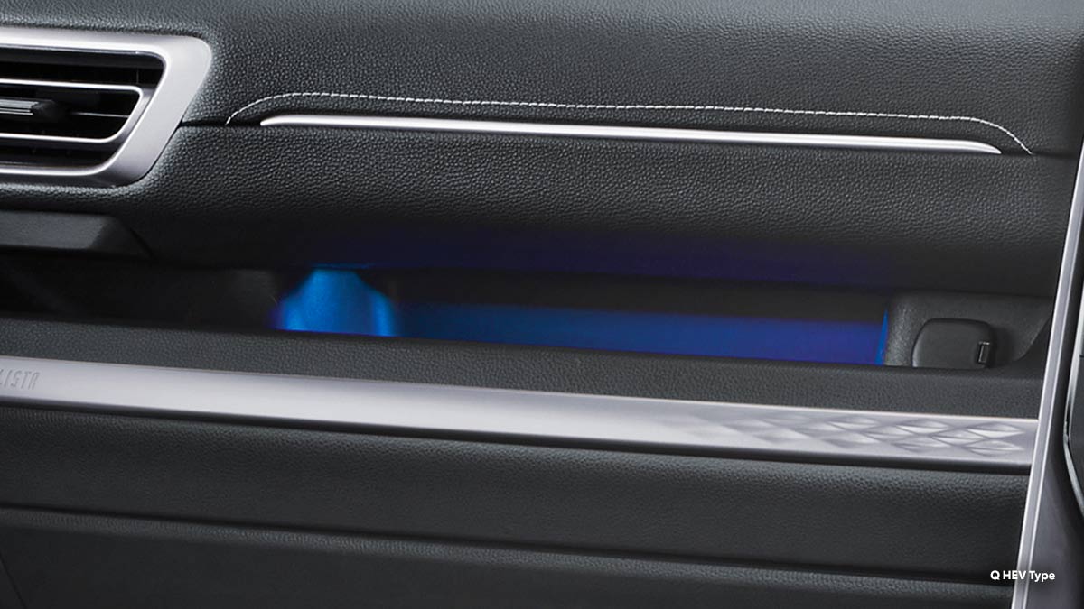 New Illumination Light Instrument Panel (All Q HEV & All V Type)