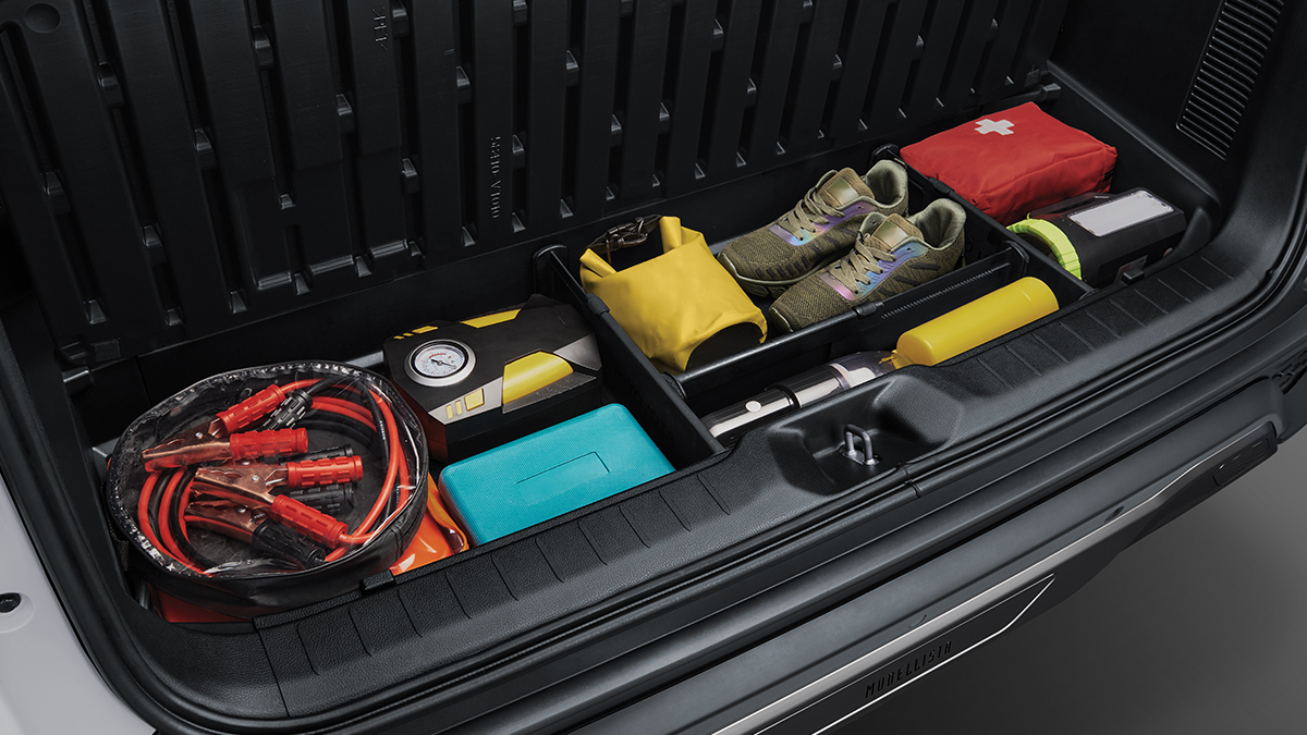 Integrated Car Storage Organizer