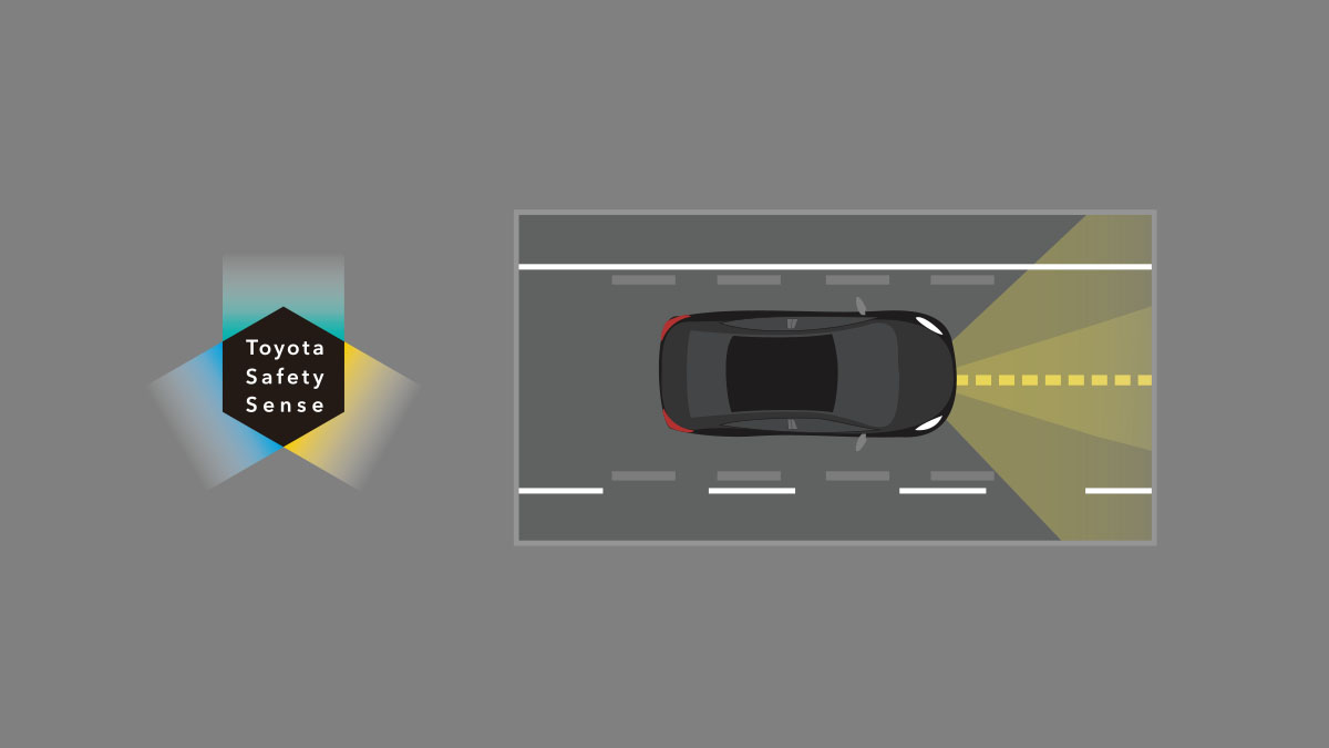 Toyota Safety Sense - Lane Tracing Assist