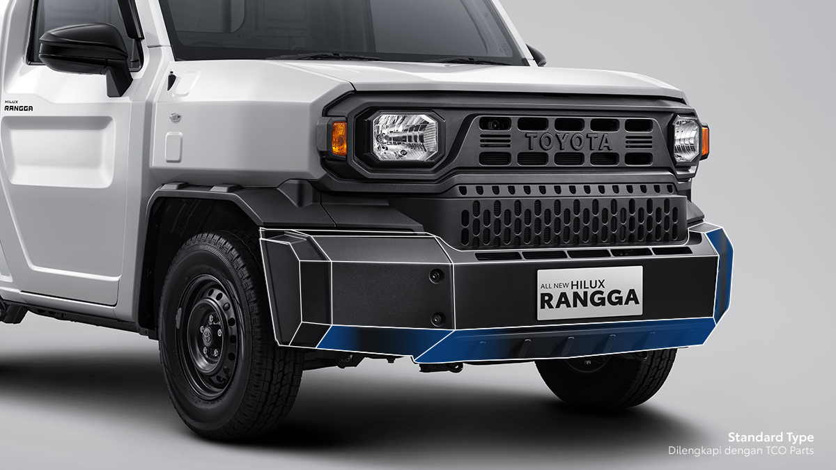 3 Pieces of Front Bumper (All Type)