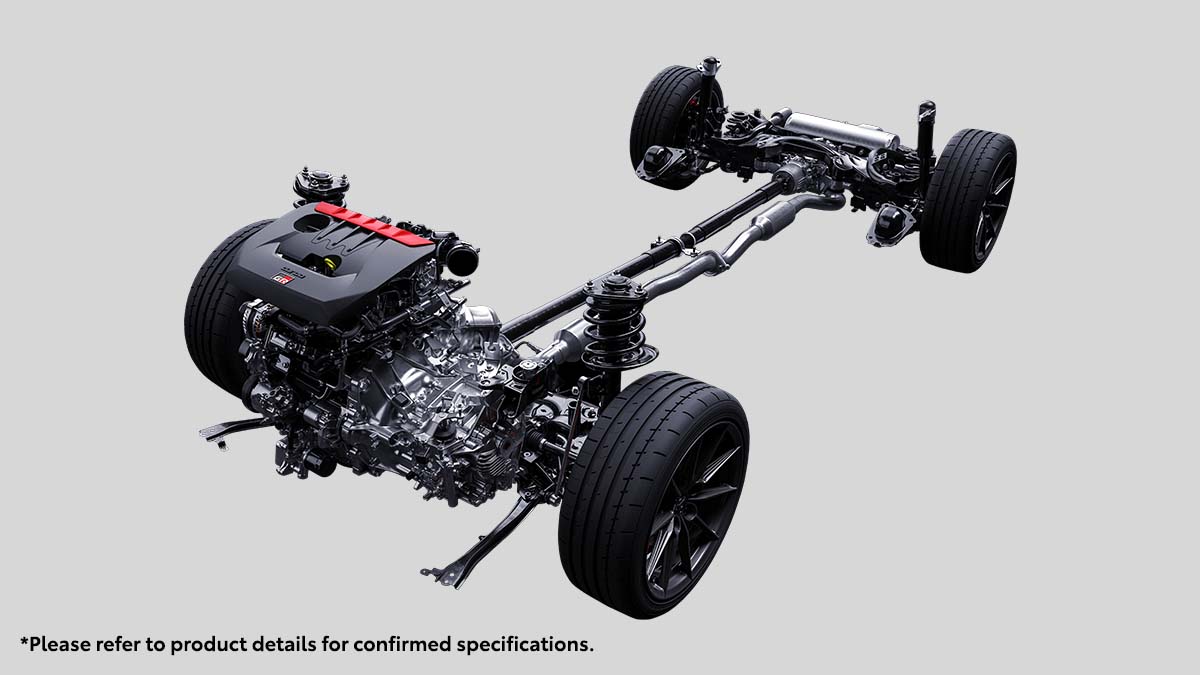 Smooth GR-FOUR AWD System with Limited Slip Differential (LSD)