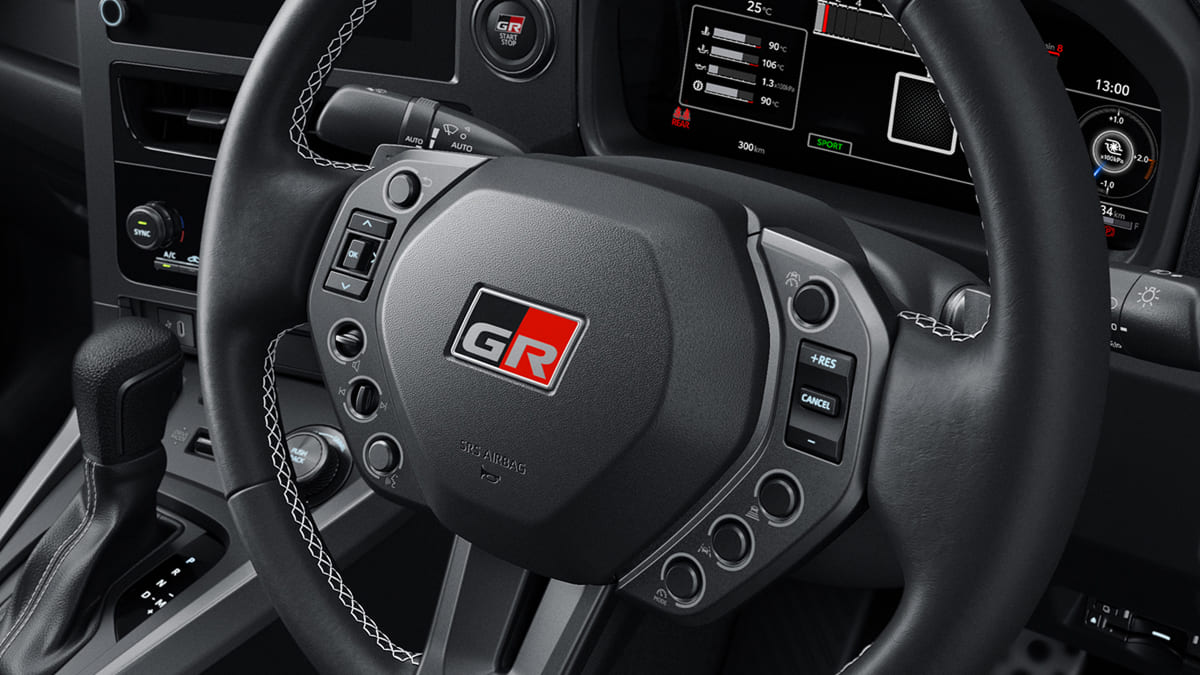 New Steering Wheel with GR Logo