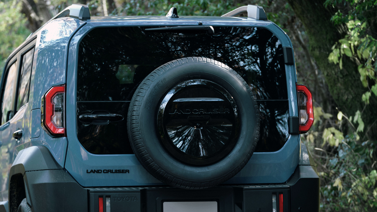 Spare Tire at Back Door