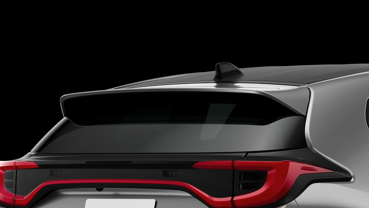 Color-Matched Rear Spoiler