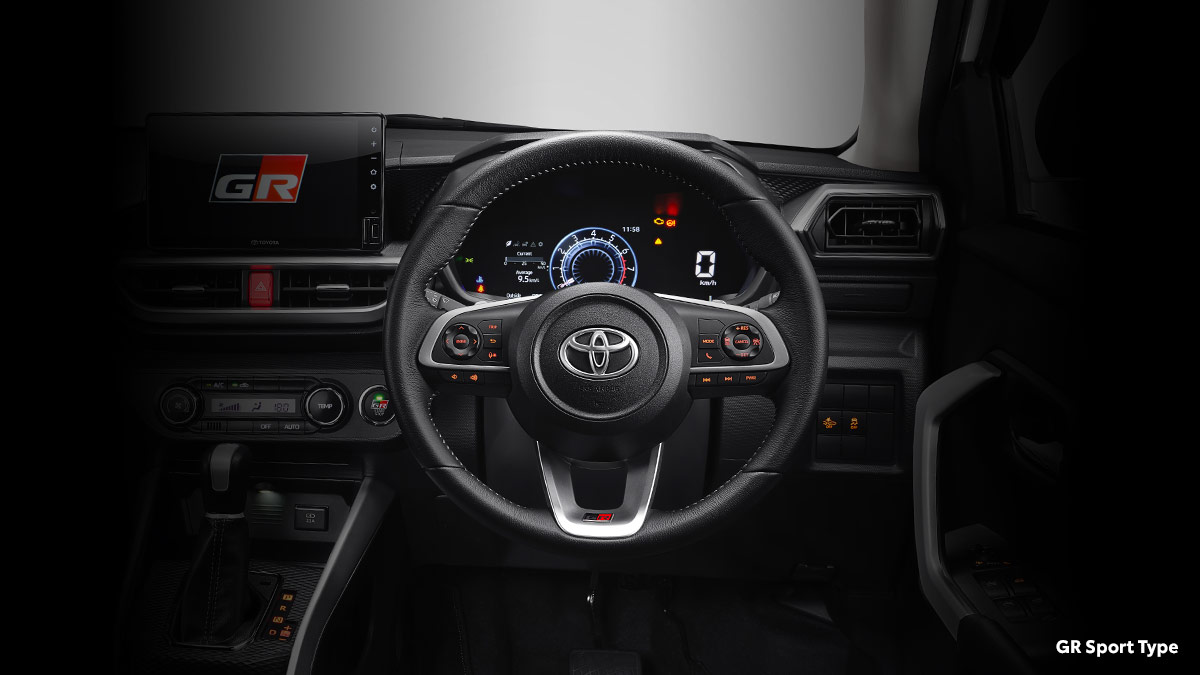 New Exclusive GR Steering Wheel (All 1.0T GR Sport Type)