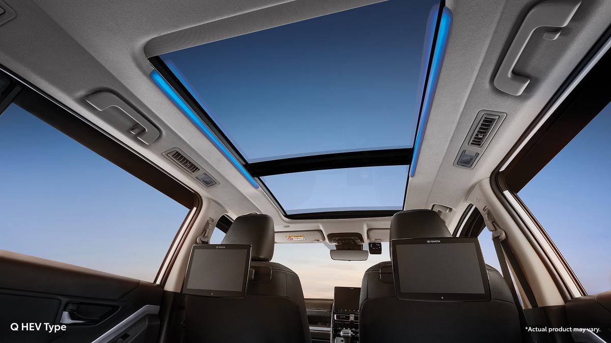Panoramic Retractable Roof (All Q Hybird EV & All V Hybrid EV Type)